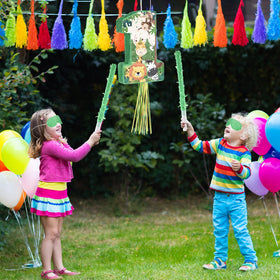Hungdao Wild One pinata fill hole for easy, mess-contained stuffing