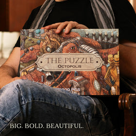 Hungry Minds Octopolis puzzle framing-ready after completion