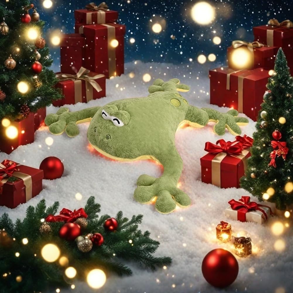 Huniupore elastic PP cotton-filled frog plush offers lasting softness