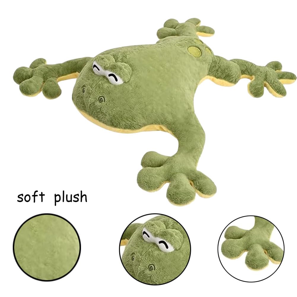 Huniupore soft fabric frog plush, perfect for comforting snuggles