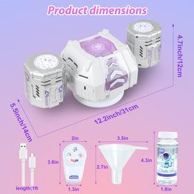 HUNKING RC Bubble Machine packaging contents ready for gifting or immediate use