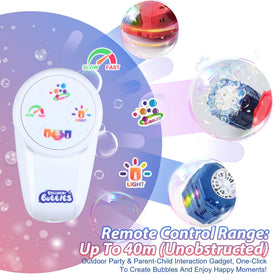 HUNKING RC Bubble Machine party decoration for celebrations and events.