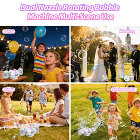 HUNKING RC Bubble Machine USB charging port for reliable power on the go