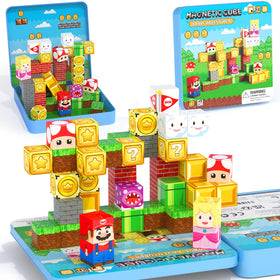 Hunloot magnetic tiles enabling imaginative builds and collaborative play