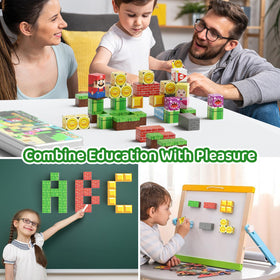 Hunloot STEM learning blocks invite toddlers to explore shapes and assembly