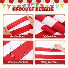 HunnmingRe circus banner ceiling decoration elevates party ambiance