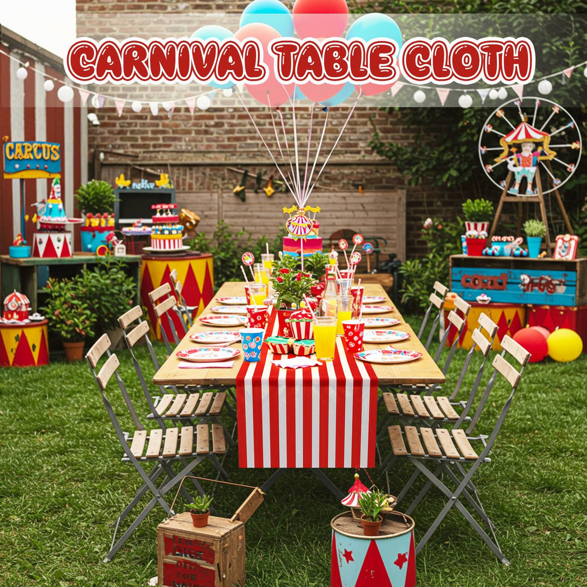HunnmingRe circus theme backdrop suitable for school events and birthdays
