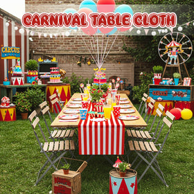 HunnmingRe circus theme backdrop suitable for school events and birthdays