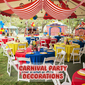 HunnmingRe circus banner wall display enhances carnival vibes