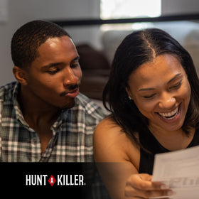 Hunt A Killer Camp Calamity difficulty rating 5-of-5 signals challenging play for adults