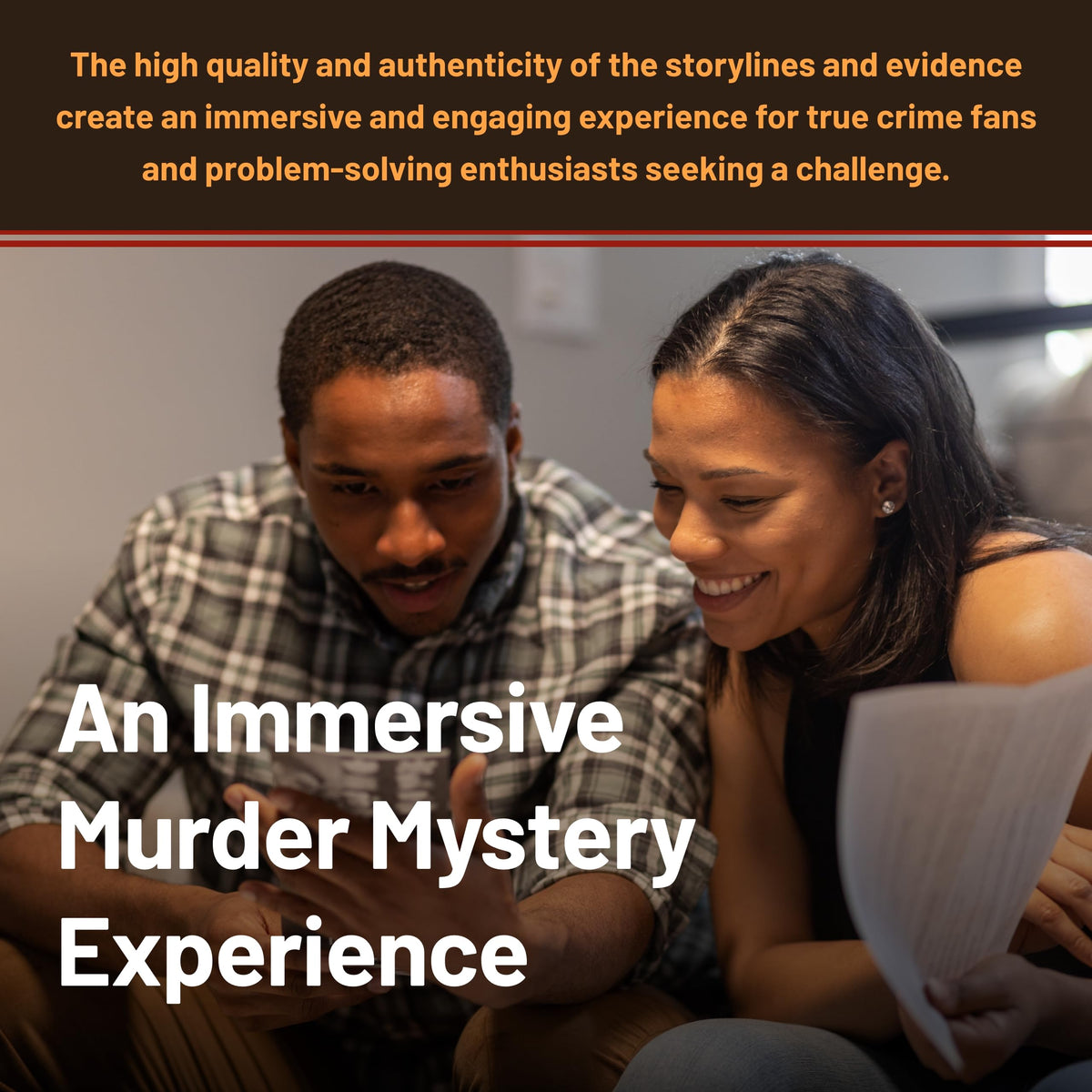 Hunt A Killer Camp Calamity game-night setup shows ready-to-play mystery experience