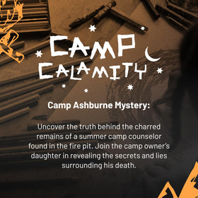 Hunt A Killer Camp Calamity personal items image highlights tangible evidence for sleuthing