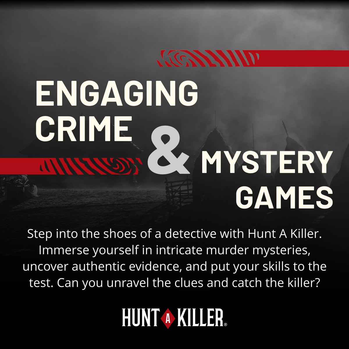 Hunt A Killer Camp Calamity team-play options image showcases group-solving possibilities