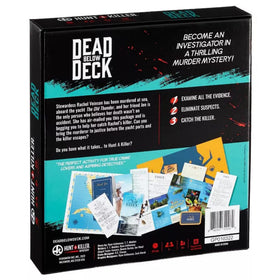 Hunt A Killer Dead Below Deck suspects sheet—distinct backstories to sharpen deductions.