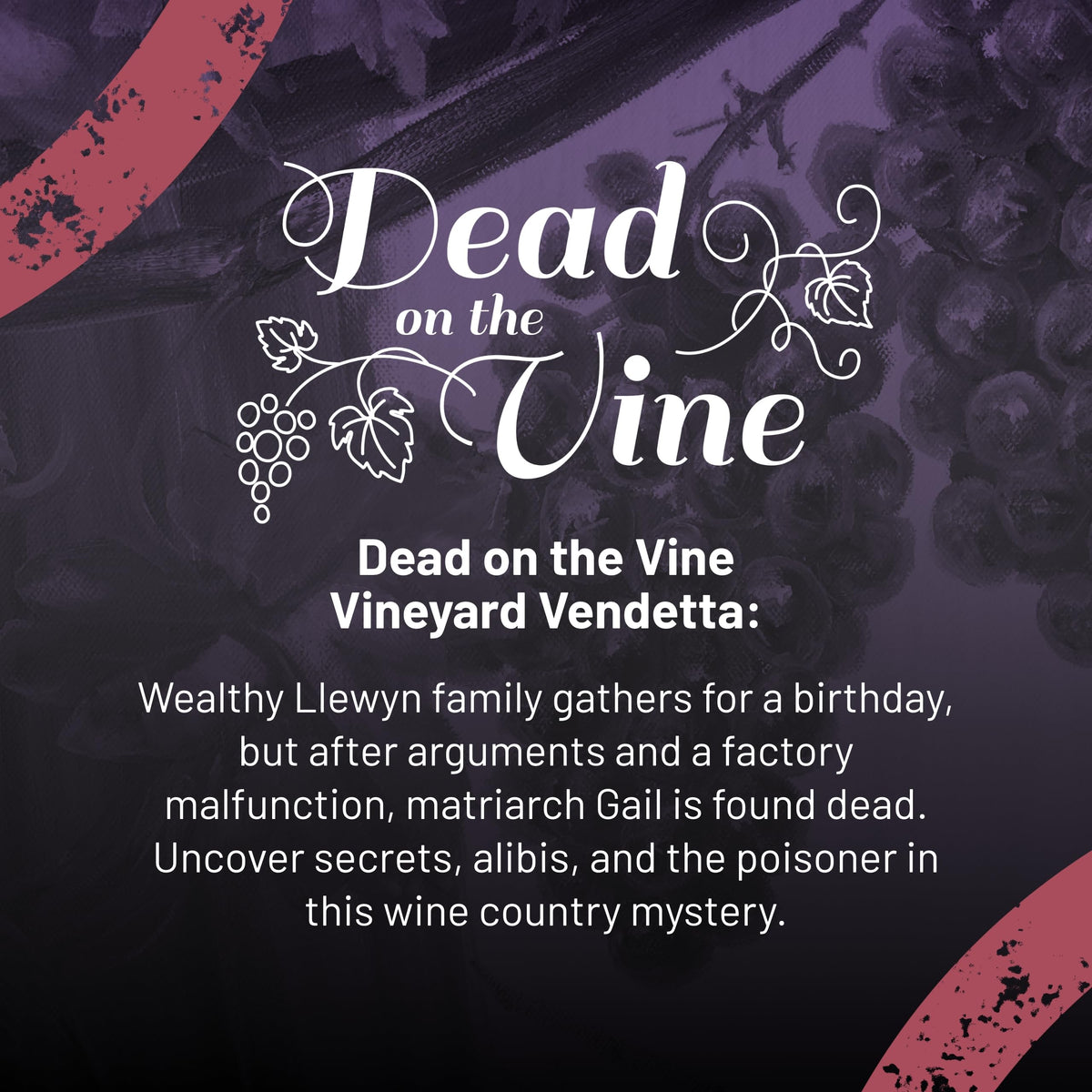 Hunt A Killer Dead on the Vine crime scene photos enhance investigation realism.