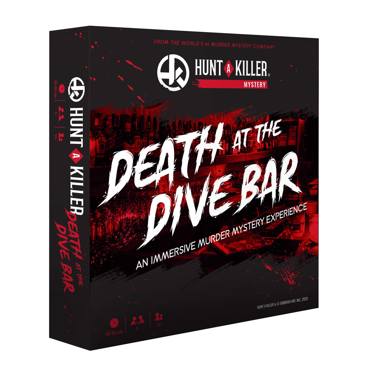 Hunt A Killer Death at the Dive Bar box opens an immersive mystery for game night
