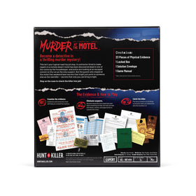 Hunt A Killer Murder at the Motel detective notebook aids note-taking during investigations.