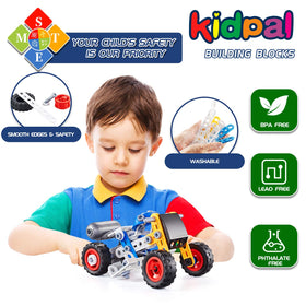 HUOZHI kid-friendly STEM kit supports collaborative play and teamwork.