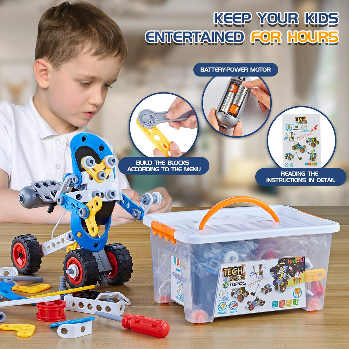 HUOZHI step-by-step instructions simplify assembly and encourage independent building.