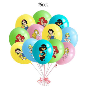 Hupalun Disney Princess balloons set brings color and festivity to any princess party.