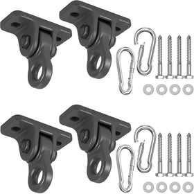 HUPBIPY heavy-duty porch swing hangers four-pack for durable outdoor seating