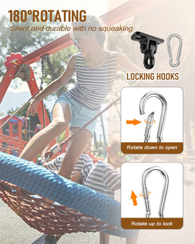 HUPBIPY silent swivel technology ensures smooth rotation