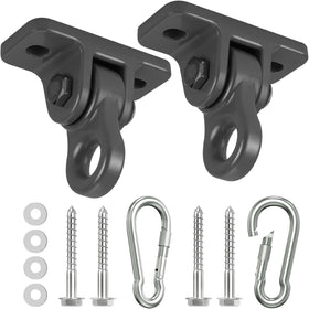 HUPBIPY swing hangers kit assembly showing easy install for secure ceiling mounting.