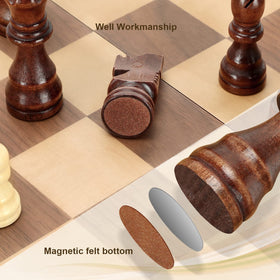 Hurdaos board doubles as secure storage to prevent piece loss