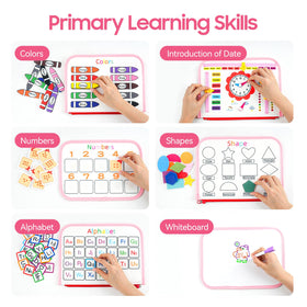 Hurdaos Busy Book buckles and buttons develop dexterity.