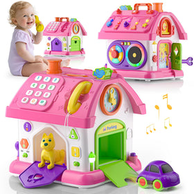 Hurdaos Montessori toy house compact design for portability