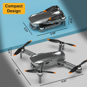 HURSVIE drone beginner-friendly one-key start simplifies takeoffs
