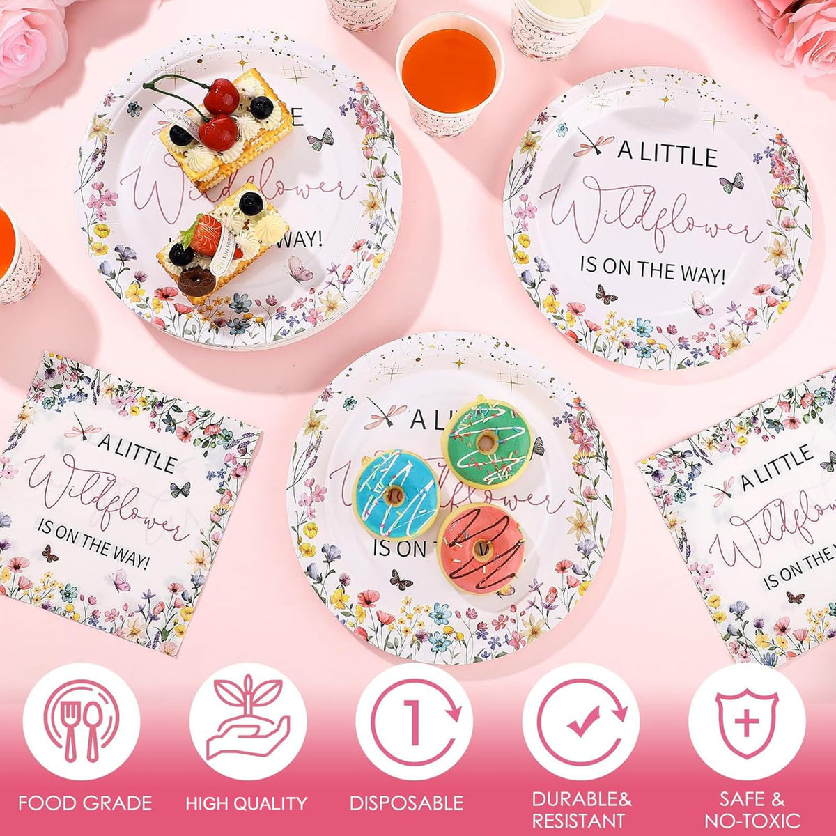 Hushee Floral butterflies design enhances outdoor party decor