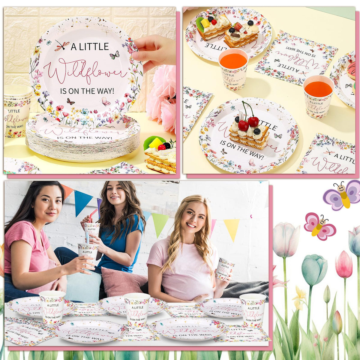 Hushee Spring-summer party supplies for picnics and celebrations