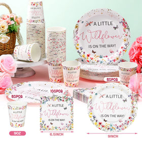 Hushee Wildflower-pattern tableware adds cohesive floral flair