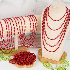 Huskein oval beads pack 120pcs, versatile for crafts and party favors.
