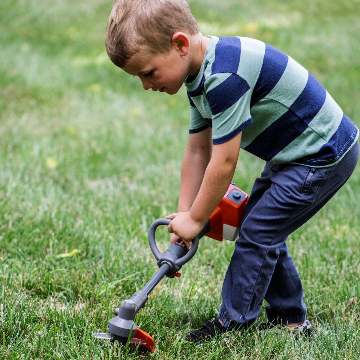 Husqvarna toy makes a thoughtful gift idea for young landscapers