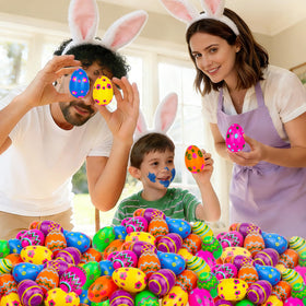 Huyamap durable plastic Easter egg built to endure outdoor hunts