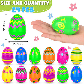 Huyamap hinged Easter egg showing secure snap for safe reuse
