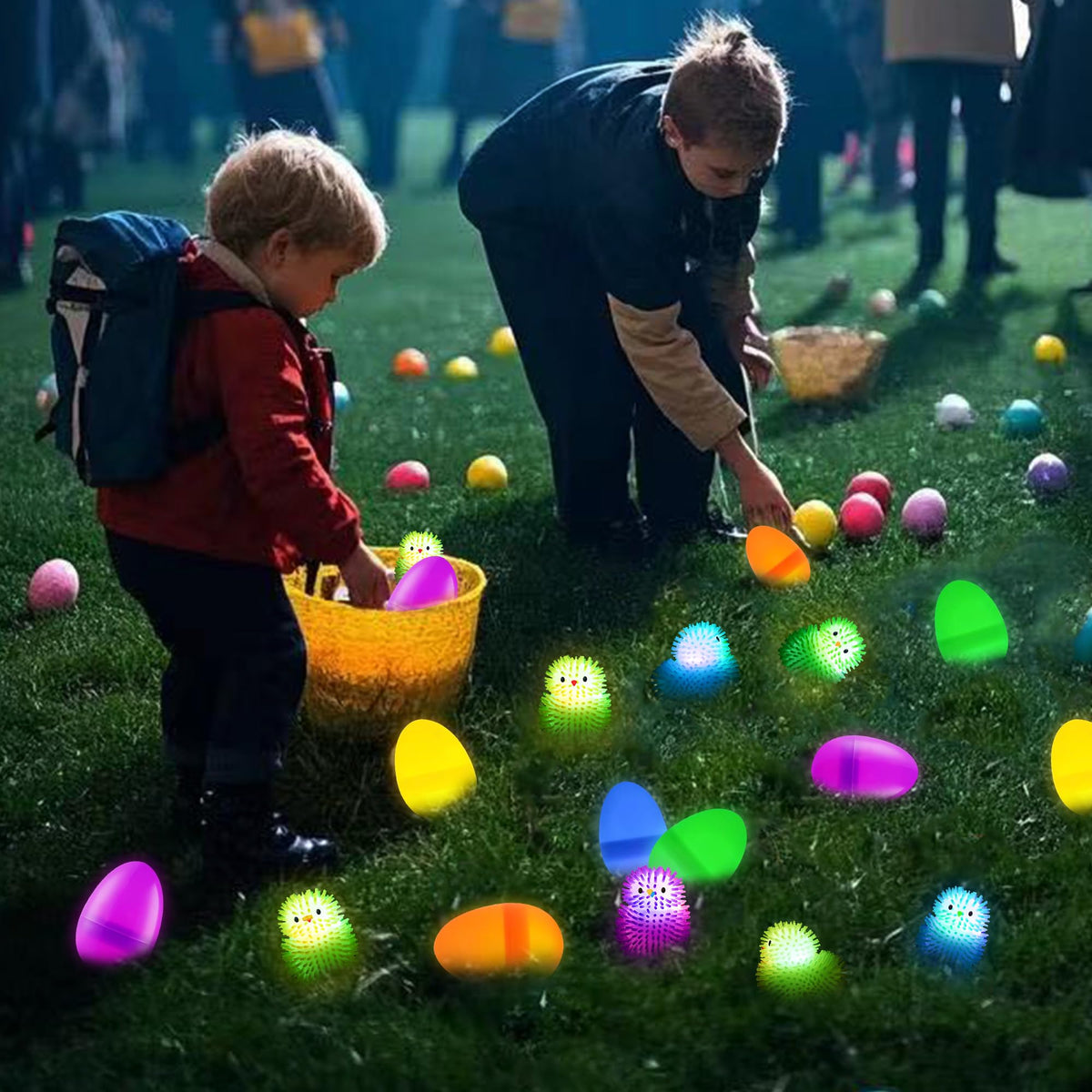 Huyamap color-changing Easter decor egg for party favors and gifts