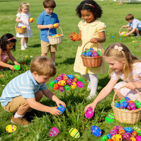 Huyamap Easter eggs for classroom prizes and party favors.