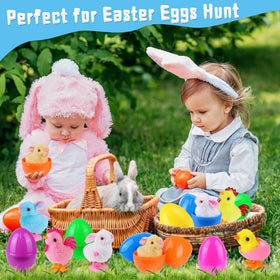 Huyamap kid-friendly wind-up toys inside Easter eggs