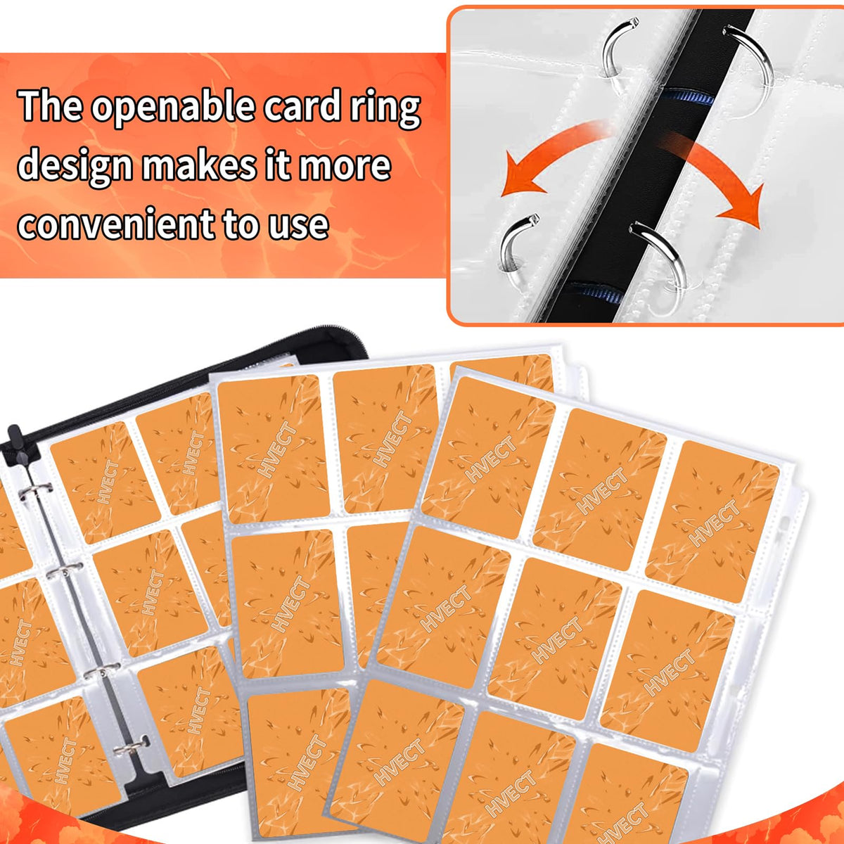 HVECT waterproof PU leather cover protects cards from dust and moisture.