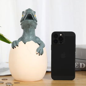 H&W Velociraptor cub piggy bank coin compatibility for small to large coins.