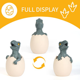 H&W velociraptor cub piggy bank mouth-entry for easy coin placement.