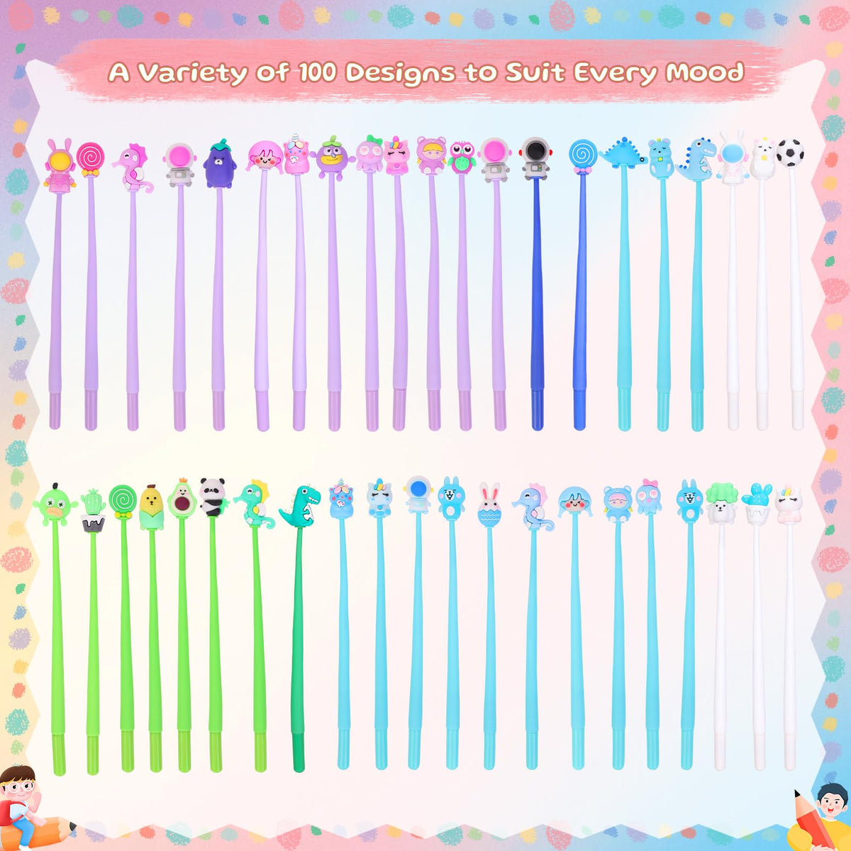 Hwahong candy squishy pen for playful gifts and crafts.