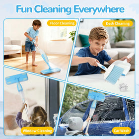 HWZ Mini spray mop delivers realistic cleaning action without batteries