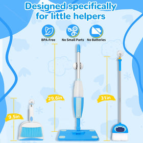 HWZ Kids Cleaning Set safety-first design with kid-friendly materials