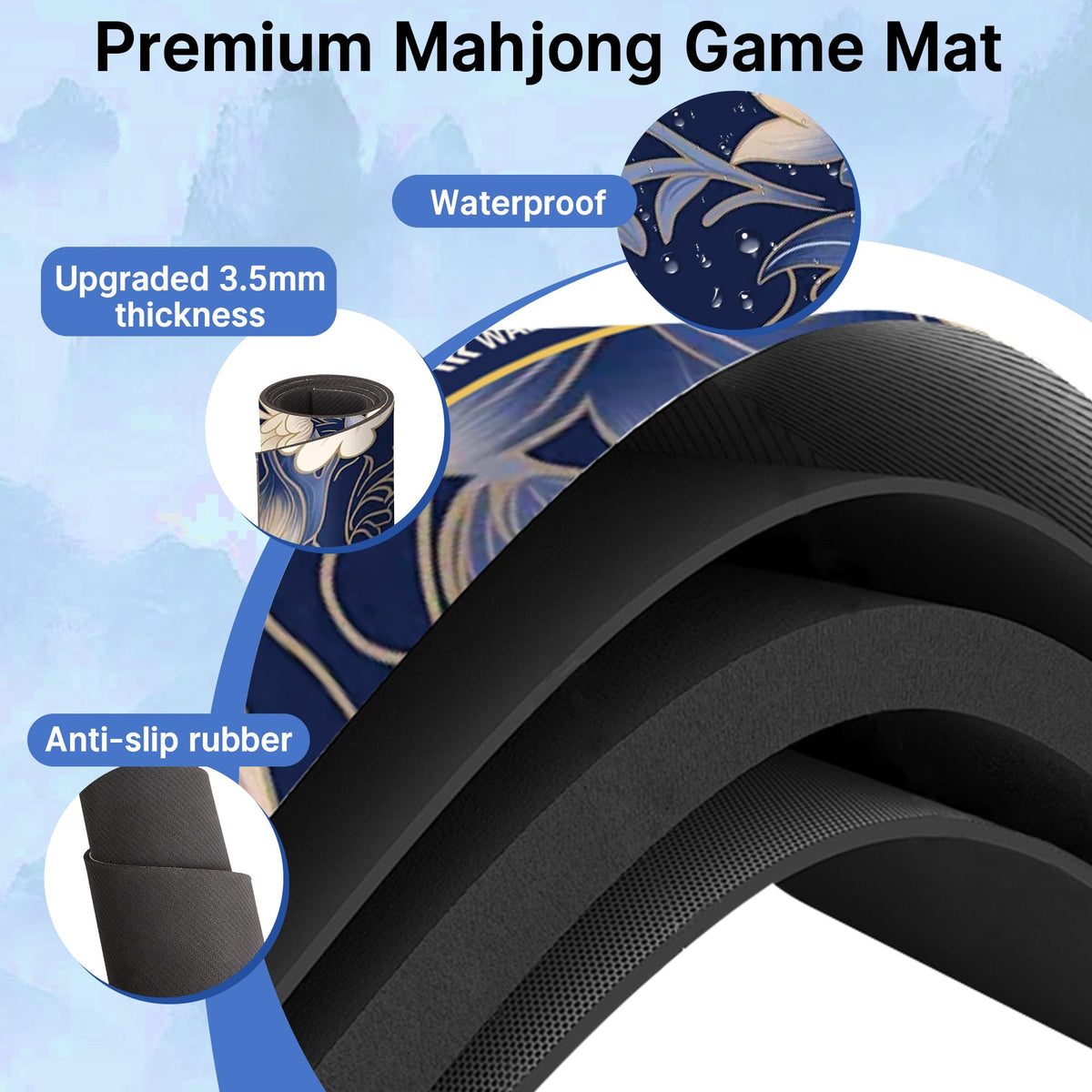 HWZ storage bag included with mat for portable storage and transport