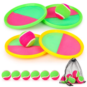 Hxezoc Toss and Catch Ball close-up, compact 2.4-inch balls ideal for quick throws.