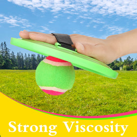 Hxezoc Paddle and Ball close-up, soft surface for safe tossing.